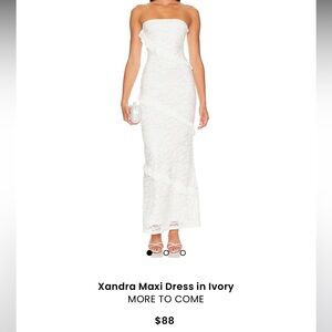 Elegant Ivory Xandra Maxi Dress